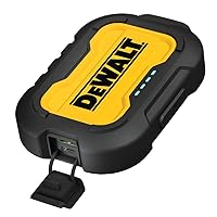 DEWALT 10,000mAh Powerbank — 10K Small Portable Charger Power Bank — Portable Battery Charger — Durable Slim Power Bank Battery Pack — Power Bank Fast Charging USB C iPhone Portable Charger Android
