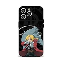 Fullmetal Manga Alchеmist 021 Case for iPhone 13 Pro Case,Japanese Comics Print Pattern Phone Cases for Anime Fans,Silicone Shockproof Protective Cover for iPhone 13 Pro Black