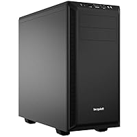 be quiet! Pure Base 600 ATX Midi Tower PC Case| 2 Pre-Installed Silent Wings Fans | Black | BG021