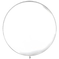 Clear Round Latex Balloons - 24
