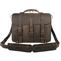 Retro Personality Men's Briefcase Wholesale One Shoulder Portable Diagonal Backpack Conference Computer Bag (Brown)