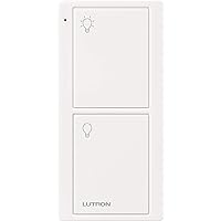 2-Button Pico Smart Remote Control for Caseta Smart Switch, PJ2-2B-GWH-L01, White