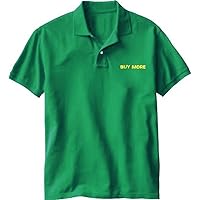 Chuck Buy More Electronics Store Employee Green Costume Tee Polo