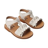 Holibanna Lace Decorative Sandals Casual Sandals Surfing Sandals Sandles Sandals for Girl Shoes Girl Open Toe Sandals Girl Sandals Girl Child Pu Decorate White