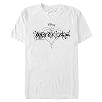Disney Kingdom Hearts Black and White Men's Tops Short Sleeve Tee Shirt