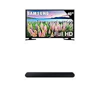 SAMSUNG 40-inch Class LED Smart FHD TV 1080P (UN40N5200AFXZA, 2019 Model) HW-S60B 3.1ch Soundbar w/Dolby Atmos, DTX Virtual:X Q Symphony, Adaptive Sound, Game Mode, Bluetooth Connection, 2022