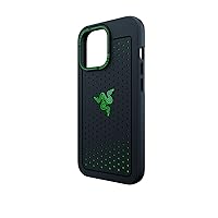 Razer Arctech for iPhone 13 Pro Case: Extra Ventilation Channels - Thermplastic Elastomer Reinforced Corners - Tactile Side Buttons - Compatible with Wireless Chargers and 5G Black