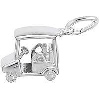 Sterling Silver Golf Cart Charm