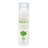 Goodbreath Toothpaste - Mint Toothpaste to Fight Bad Breath & Chronic Halitosis - Clinical Formula with New Ozone Technology - Fast-Acting - Bad Breath Neutralizer - Formulated by Dentists - 2.5 Oz