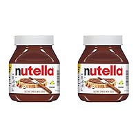 Nutella Chocolate Hazelnut Spread, Perfect Topping for Pancakes, 26.5 oz (Pack of 2)
