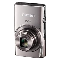 Canon Compact Digital Camera IXY 650 12x Optical Zoom IXY650 (Silver) (Renewed)