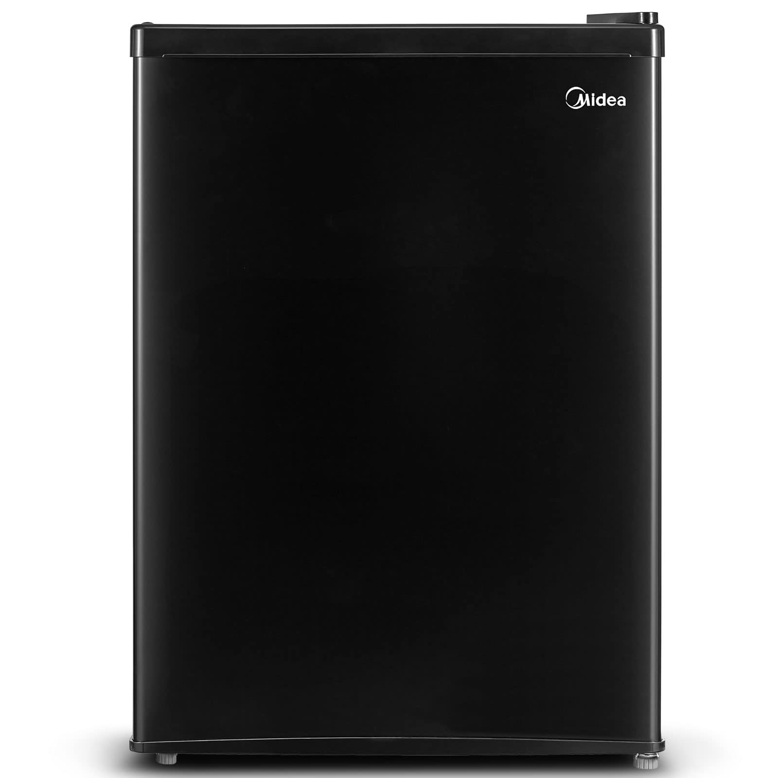 Midea WHS-87LB1 Refrigerator, 2.4 Cubic Feet, Black & COMFEE' EM720CPL-PMB Countertop Microwave Oven with Sound On/Off, ECO Mode and Easy One-Touch Buttons, 0.7cu.ft, 700W, Black