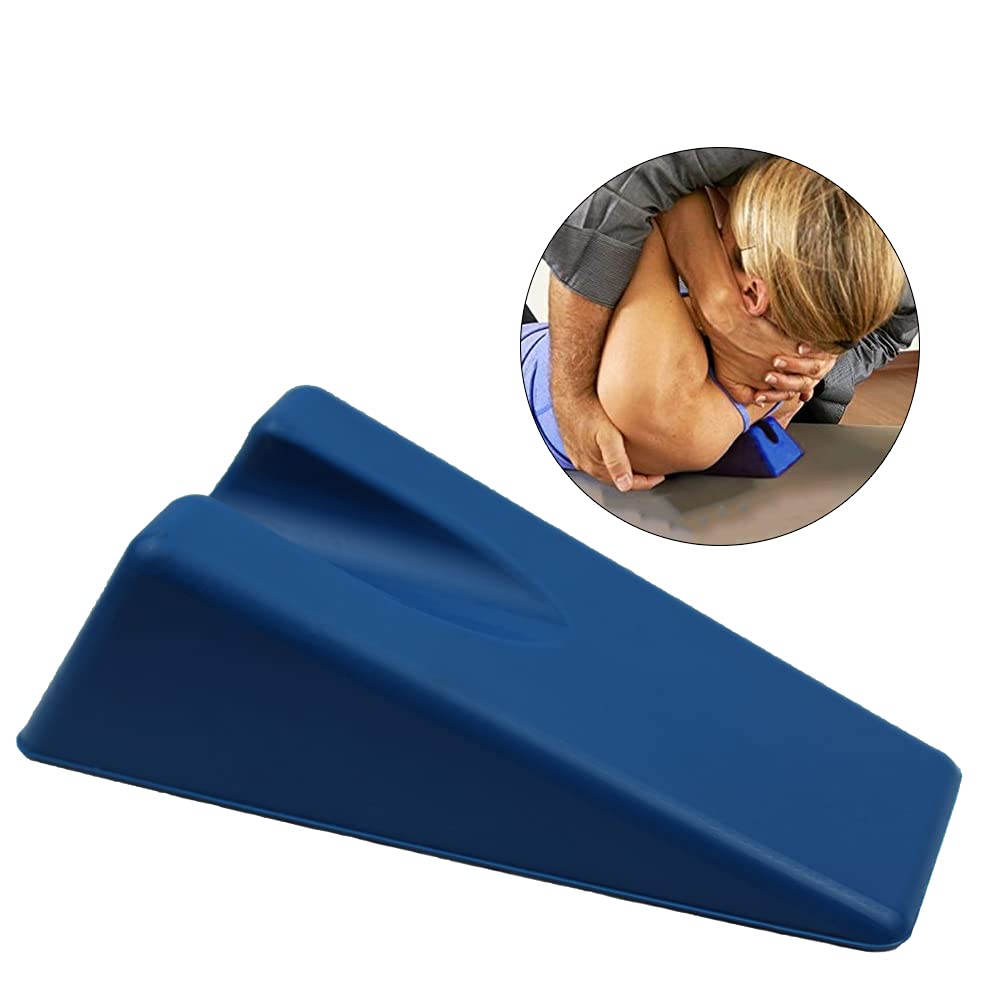 Physical Therapy Wedge Pillow - Sturdy Durable Triangle Therapy Wedge Non-Slip Rubber Mobilization Wedge Relieve Spinal Pain Rehabilitation Treatment Tool