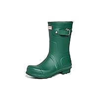 Hunter Men's Original Short Boots, Thicket Green, 13-13.5 Medium US