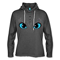 Cute Toothless Dragon Lightweight Terry Hoodie
