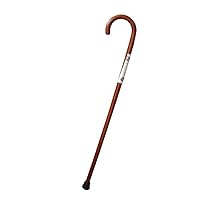 5180A Lumex Standard Wood Canes, Walking Stick, Mobility Aids for Men and Women, Walnut Finish, 7/8