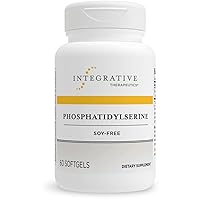 Integrative Therapeutics Phosphatidylserine - Cognitive Function and Mental Stress Support Supplement* - Sunflower Lecithin-derived - 60 Softgels