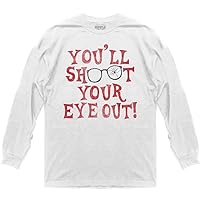 Ripple Junction A Christmas Story Shoot Your Eye Out Movie Adult Unisex Long Sleeve T-Shirt Officially Licensed