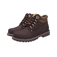 Men's work boots cotton insulation and snow boots thick soled big toe men's shoes