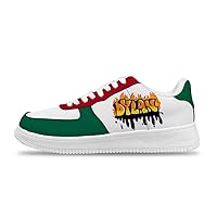 Popular Graffiti (15),Green 9 Air Force Customized Shoes Men's Shoes Women's Shoes Fashion Sports Shoes Cool Animation Sneakers