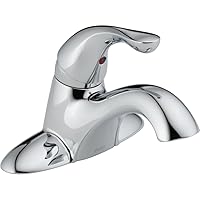 DELTA FAUCET 500-DST Centerset Bathroom Faucet, 4.87 x 6.50 x 5.00 inches, Chrome