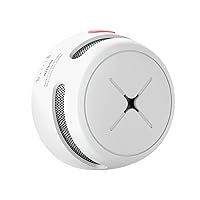 AEGISLINK Smoke Detector 10-Year Battery with Test/Silence Button, Fire Alarm with Photoelectric Sensor, Low Battery Warning, S500 (Independent, 1-Pack)