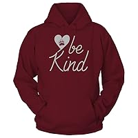 FanPrint Montana Grizzlies - Be Kind - Heart - University Team Logo - Gift T-Shirt