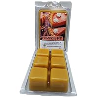 Soy Blend | Wax Melt | 2.5 Oz Net Wt | 1 Pack only with 6 Snappable Cubes in Clamshell | Pumpkin Pie