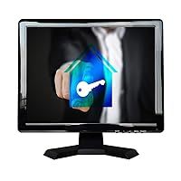 15'' inch Monitor 1024x768 4:3 HDMI-in USB Built-in Speaker VESA 75x75 Desktop Driver Free Multi-Point Capacitive Touch Screen PC Display for POS Cash Register Ordering Meal Machine W150PT-58C