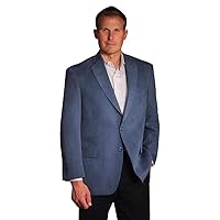 Microfiber Suede Sport Coat to 62 in Short, Regular, Long, X-Long, Portly Sizes
