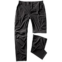 Gash Hao Mens Hiking Convertible Pants Outdoor Waterproof Quick Dry Zip Off Lightweight Fishing Pants