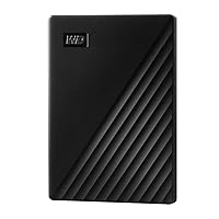 Western Digital WD 1TB My Passport Portable External Hard Drive with backup software and password protection, Black - WDBYVG0010BBK-WESN