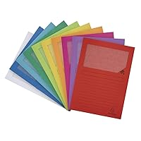 Ref 50100E - Forever Collection - Window Folders - 220 x 310mm in Size, Suitable for A4 Documents, 120gsm Recycled Board - Assorted Colours (Pack of 100)
