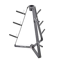 Marcy Standard Weight Plate Tree for 1-Inch Plates Weight Storage Rack