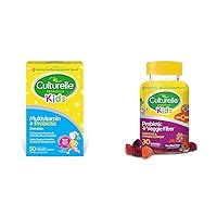 Culturelle Kids Complete Chewable Multivitamin + Probiotic 50 Count + Daily Probiotic Gummies 30 Count for Kids Ages 3+