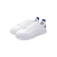 Barabas Men's Greek Key Sole Pattern Premium Sneakers 4SK06