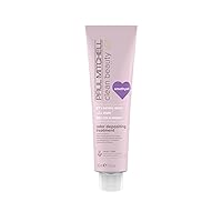 Paul Mitchell Clean Beauty Color-Depositing Treatment, For Refreshing + Protecting Color-Treated Hair 5.1 oz, Amethyst