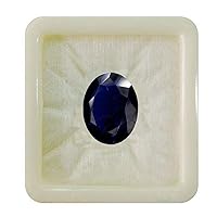 Natural Certified Blue Sapphire Stone 2 to 10 Carat Nilam Oval Shape Rashi Ratan