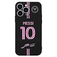 ZERMU for iPhone 13 Pro Max Case, Lione%l Mess%i Super Soccer Star Miam%i #10 Soccer Fashion Full Protection Soft Silicone TPU Shock Absorption Bumper Cover Case for iPhone 13 Pro Max 6.7 inch