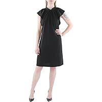 Calvin Klein Womens Party Mini Shift Dress Black 12
