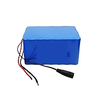Ebike Battery 7S5P 18650 Lithium Battery Pack 24V 80Ah 15A BMS 500W 29.4V 80000mAh for Wheelchair Electric Vehicle Plus 2A Charger Safety and Environmental Protection