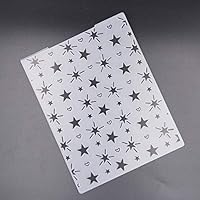SELCRAFT Stars Plastic Embossing Folders for DIY Scrapbooking Paper Craft/Card Making Decoration Supplies 225