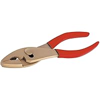 CS Unitec | Non-Sparking Pliers | Adjustable Combination | 8 in. | TUV Certified | Aluminum Bronze | Non-Magnetic | Corrosion Resistant | EX605-8A