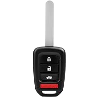 NPAUTO Key Fob Replacement Fits for 2016-2020 Honda Civic, 2016-2017 Honda Accord, Keyless Entry Remote Control Car Key Fobs (MLBHLIK6-1TA, 35118-T2A-A60, 4 Buttons, 433Mhz)