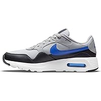 Nike Air Max SC CW4555, Men's Running Shoes, Sneakers, Breathable, Cushioning, Casual, Day-to-Day, Sports, Walking, light smoke grey/game royal/anthracite, 27.5 cm