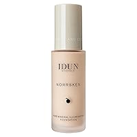 Liquid Norrsken Foundation - Silky Smooth Coverage - Luminous, Dewy Finish for Dry and Dull Skin - Water Resistant and Vegan Makeup - 203 Saga - Light Neutral - 1.01 oz