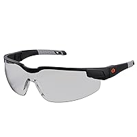 Ergodyne Skullerz Dellenger Anti Scratch Safety Glasses with Adjustable Temples, Anti Fog, z87