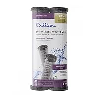 Culligan D-10A 2PK Carb Filtration Replacement Cartridge, 2 Count (Pack of 1), Gray