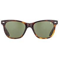 AO Saratoga Sunglasses - Tortoise - Calobar Green AOLite Nylon Lenses - 52-19-145
