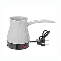 Coffee Pots Electric Portable Espresso Pot, Glass Coffee Kettle (Color : White)